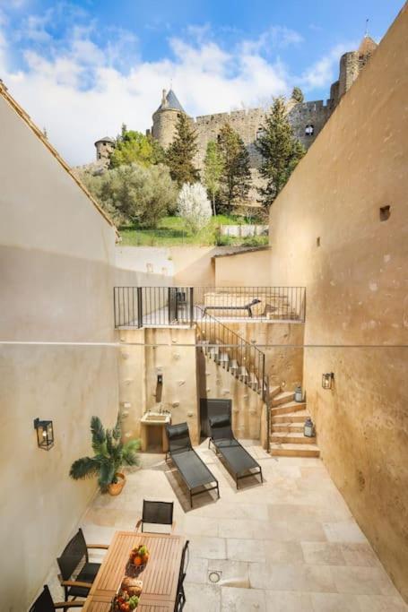 Longue Vie A La Reine - Piscine - Chateau การ์กาซอน ภายนอก รูปภาพ